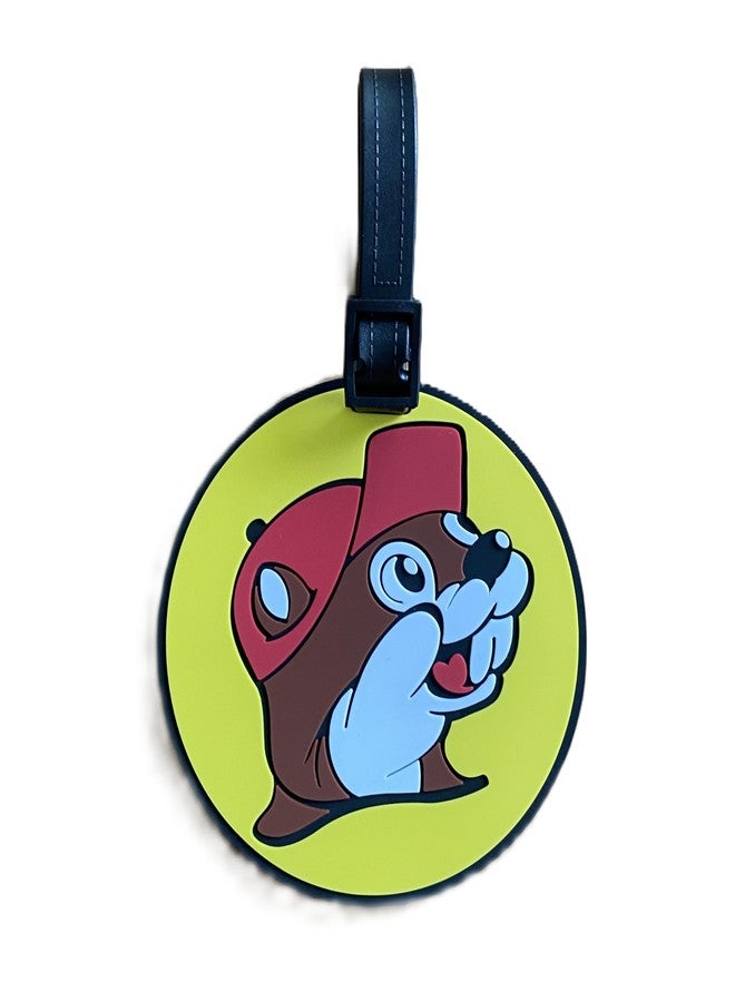 Buc-ee's Luggage Tag with Logo, Customizable Contact Details - Image 1